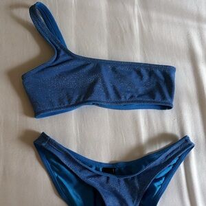 TRIANGL BLUE SPARKLE BIKINI XS